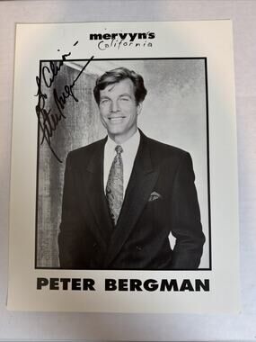 Peter Bergman Signed Autograph 11x8.5 Photo Young and the Restless